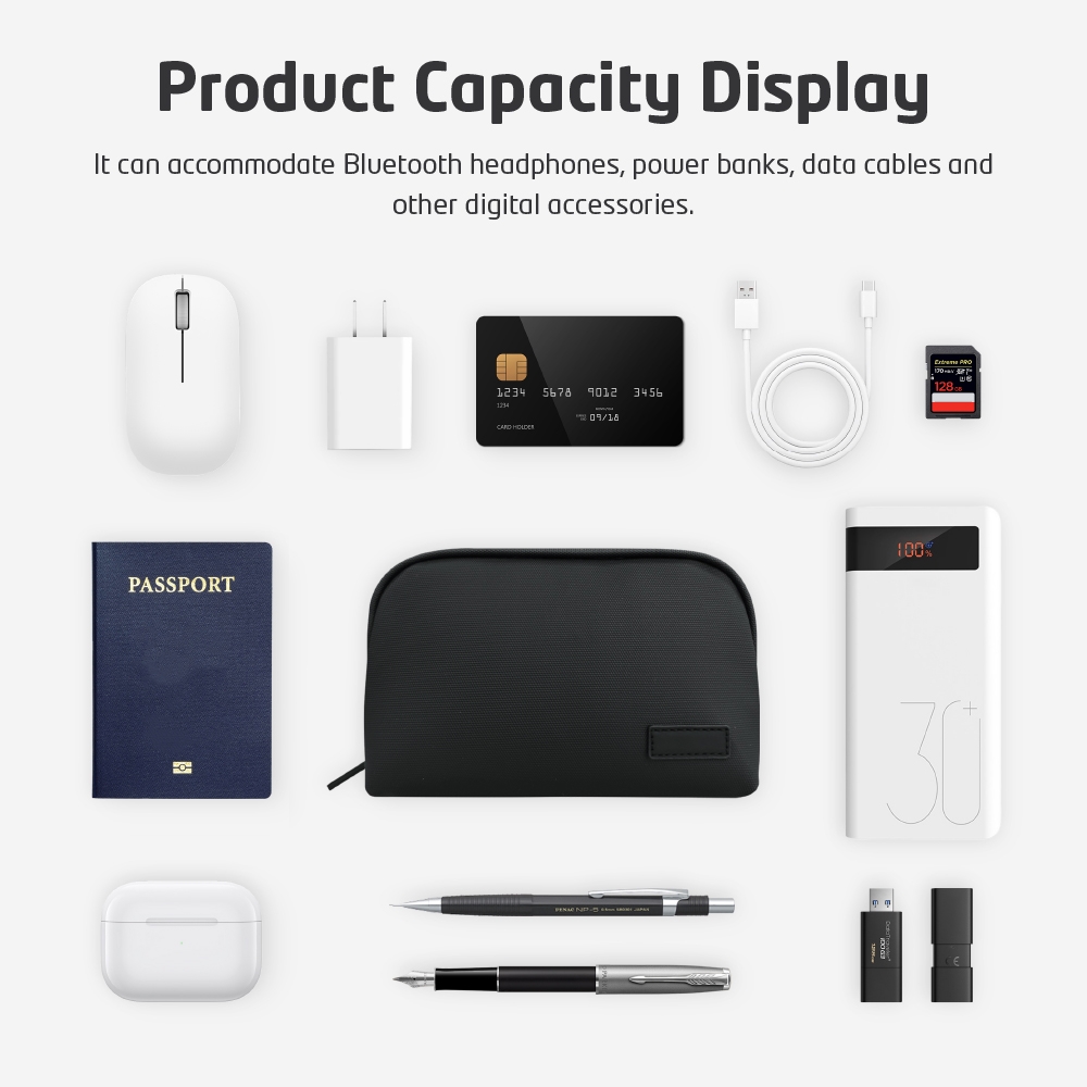 Bolsa Técnica Leve e Resistent - Tech Accessories Storage avaliação e preço
