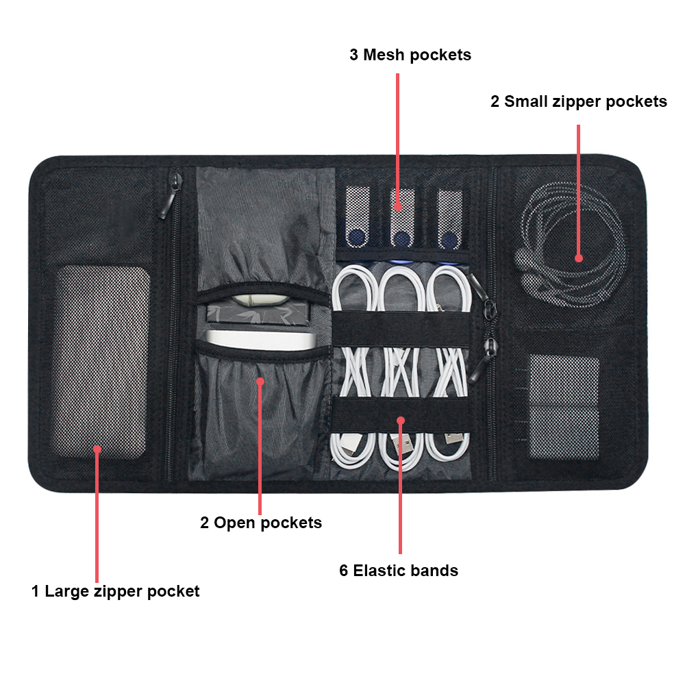 Bolsa Organizadora de Tecnolog - Tech Accessories Case avaliação e preço